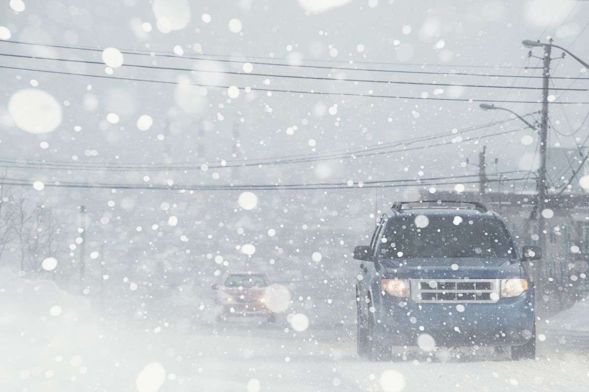 Neve e ghiaccio sulle strade