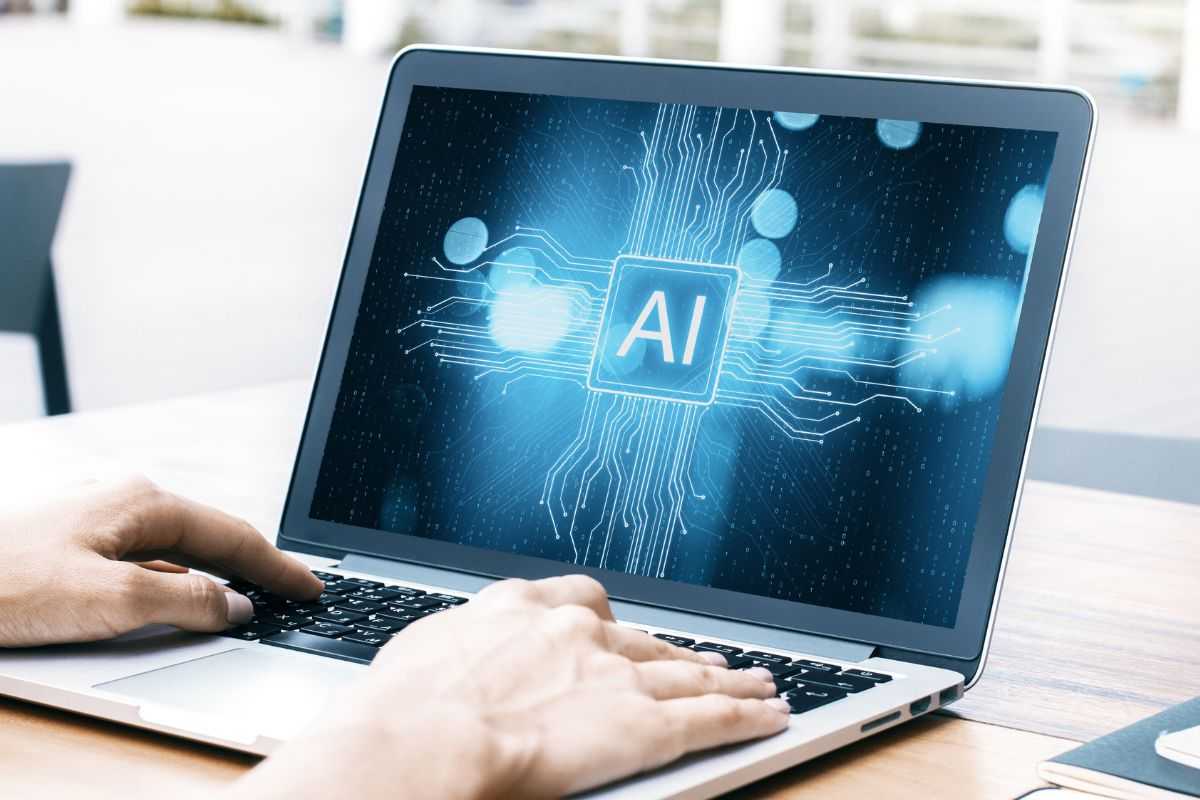 Utente sfrutta AI per lavoro